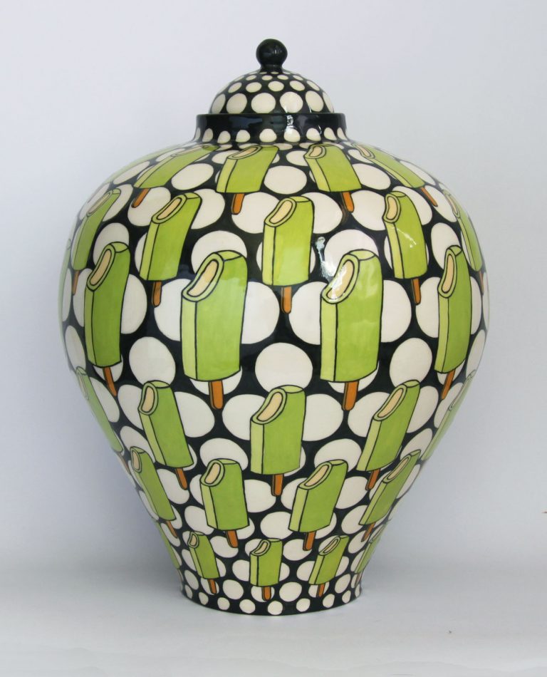 Lime Mivvi Lolly Jar